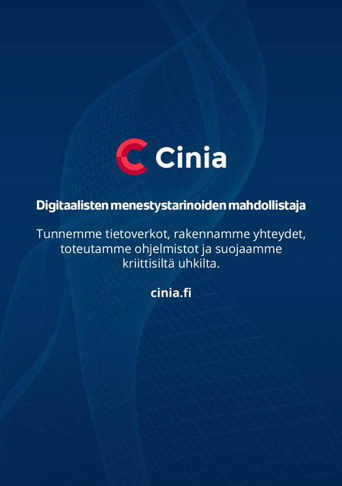 Cinia – Digitaalisten menestystarinoiden mahdollistaja
