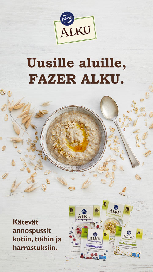 Uusille aluille – Fazer ALKU