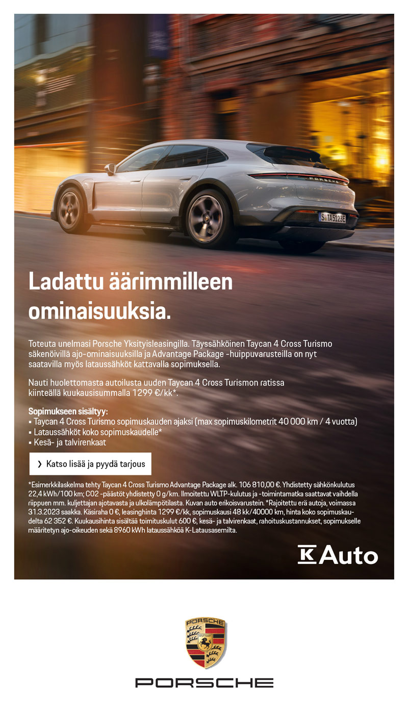 Porsche – Ladattu äärimmilleen odotuksia.