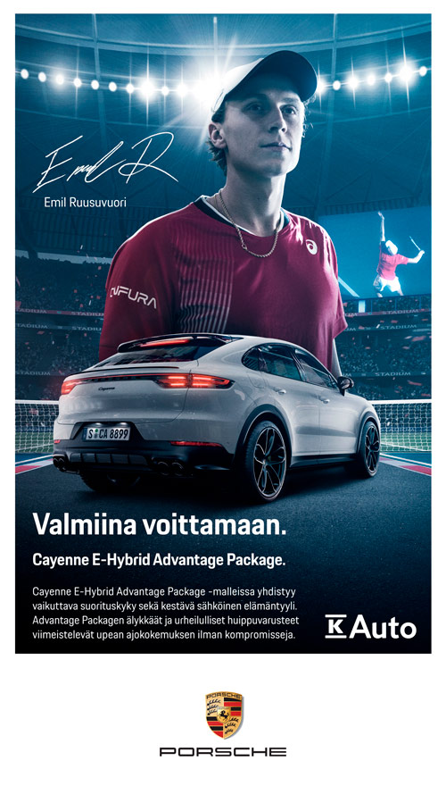 Porsche – valmiina voittamaan.